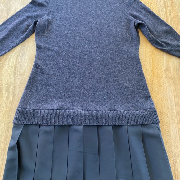 Soft Surroundings Black Chloe Pleated Turtleneck Sweater Dress Ps - Picture 7 of 11